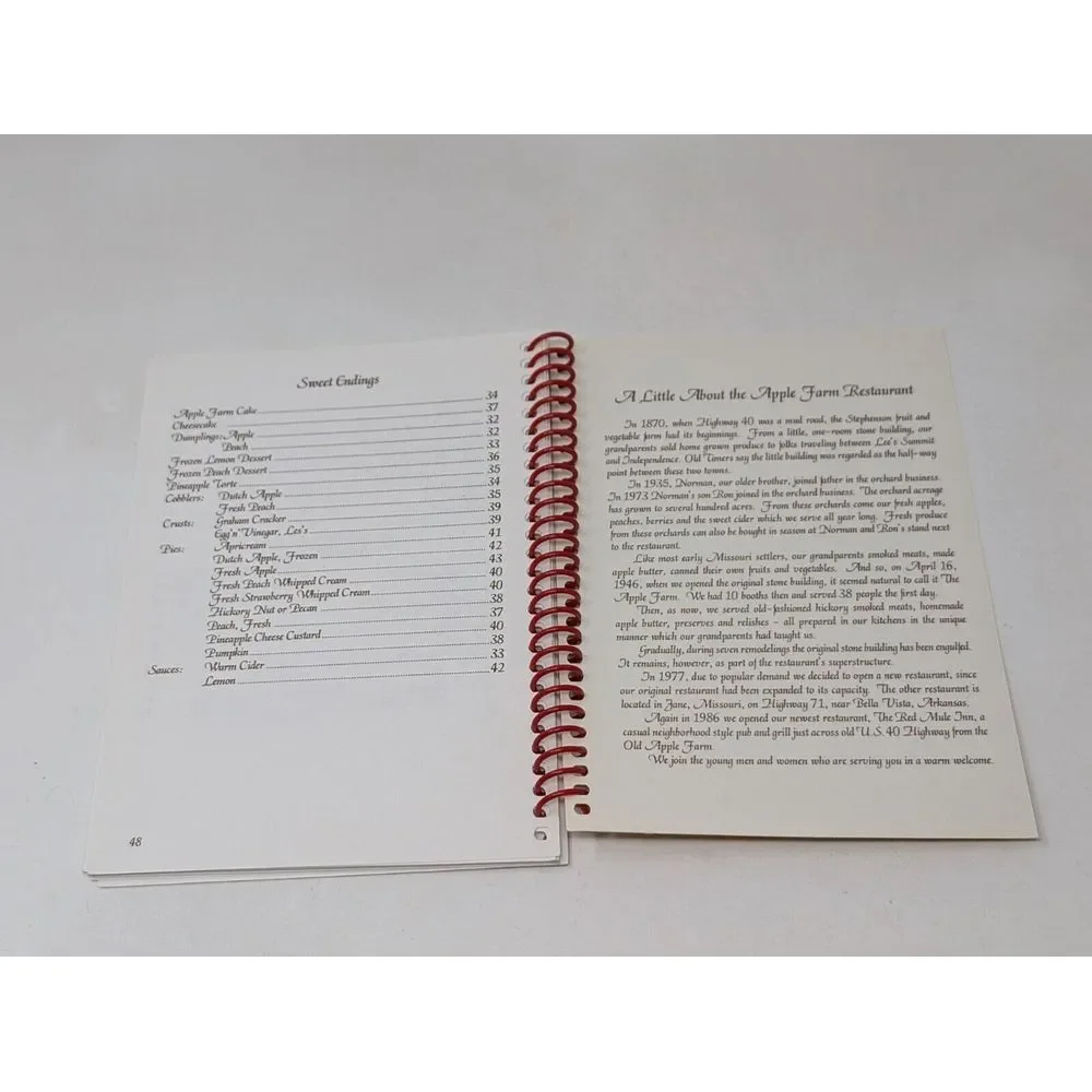 Stephenson's‎ Restaurant Receipts Secret Recipes Cookbook 1967 1999 Vintage